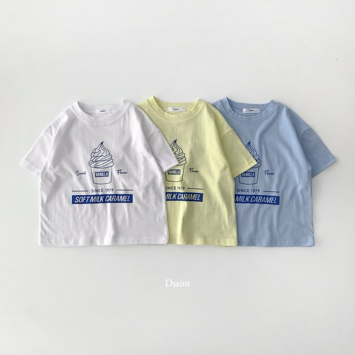 Dsaint - Korean Children Fashion - #kidsstore - Soft Milk Tee