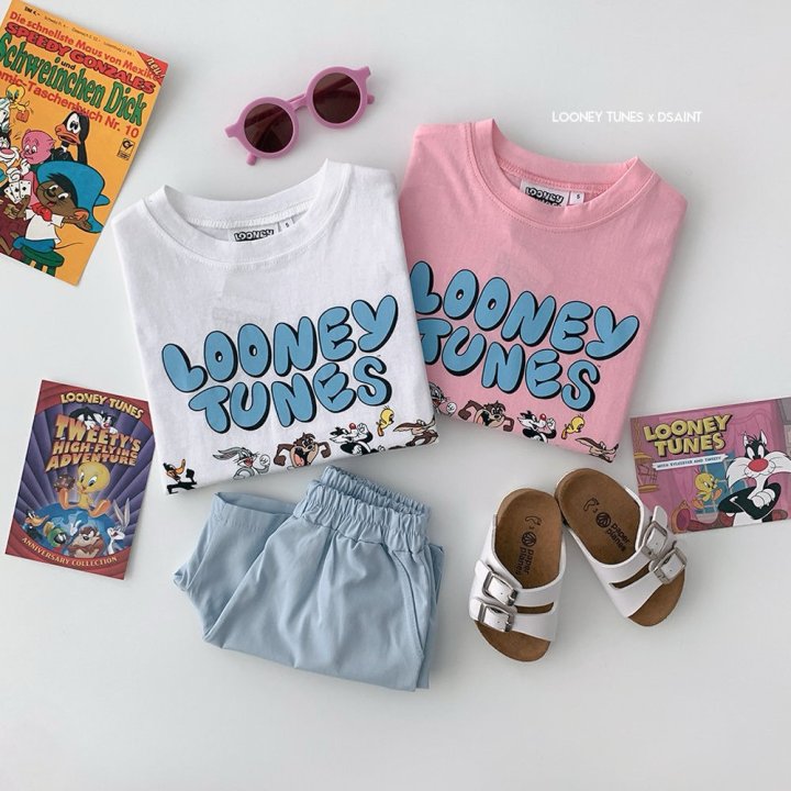 Dsaint - Korean Children Fashion - #kidsstore - Looney Friends Tee - 9