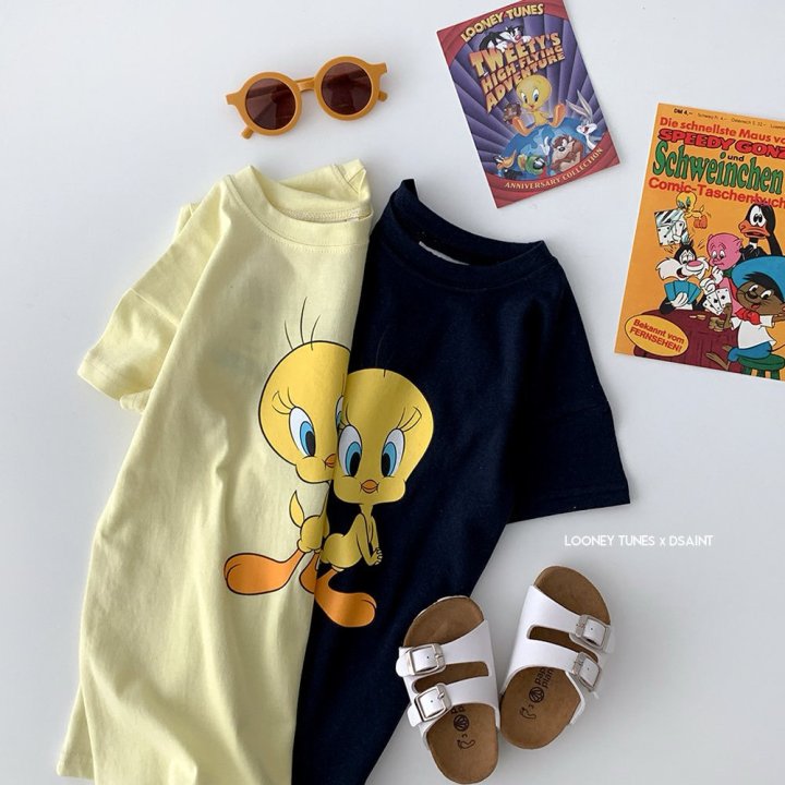 Dsaint - Korean Children Fashion - #kidsstore - Tweety Drop One-piece