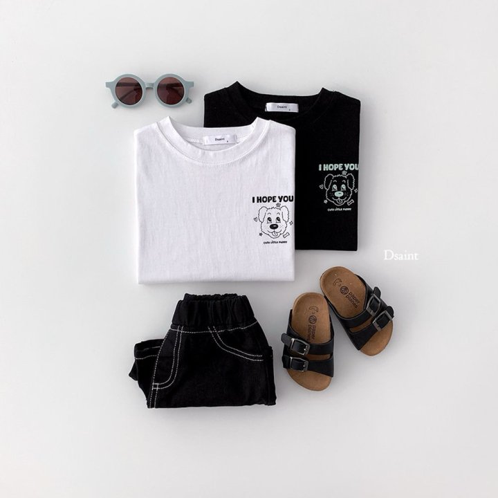 Dsaint - Korean Children Fashion - #kidsstore - I Hope Puppy Tee - 7