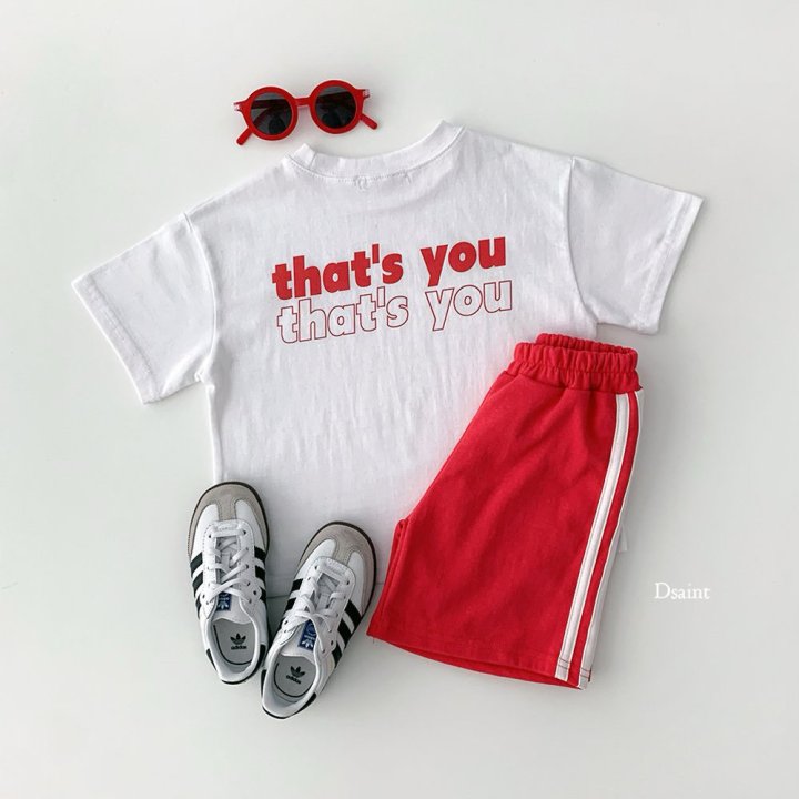 Dsaint - Korean Children Fashion - #kidzfashiontrend - Thanks You Short Sleeve Tee - 8