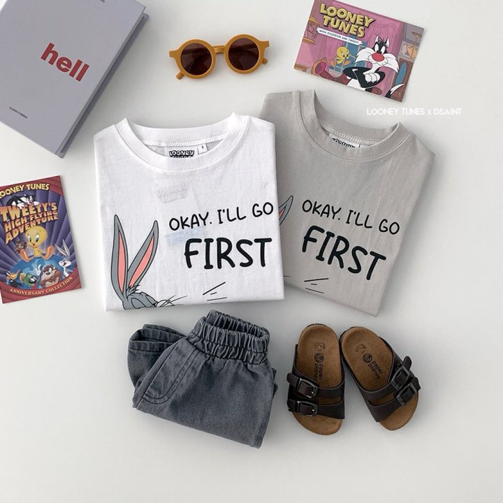 Dsaint - Korean Children Fashion - #kidzfashiontrend - What's Up Bunny Tee - 6