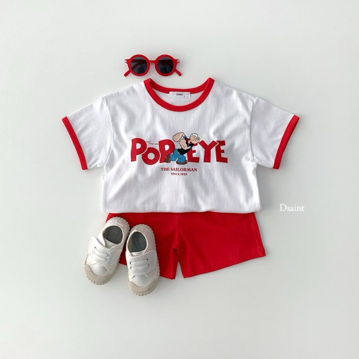 Dsaint - Korean Children Fashion - #kidzfashiontrend - Popeye Ribbed Set - 8