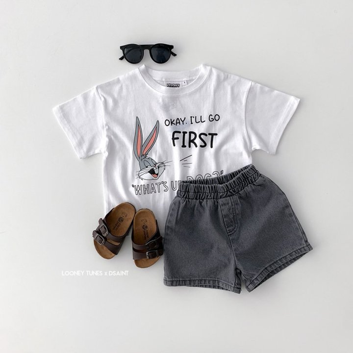 Dsaint - Korean Children Fashion - #littlefashionista - What's Up Bunny Tee - 8