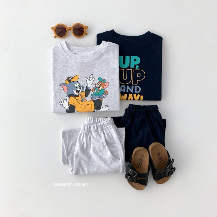 Dsaint - Korean Children Fashion - #littlefashionista - Up Up Tom Jerry Set