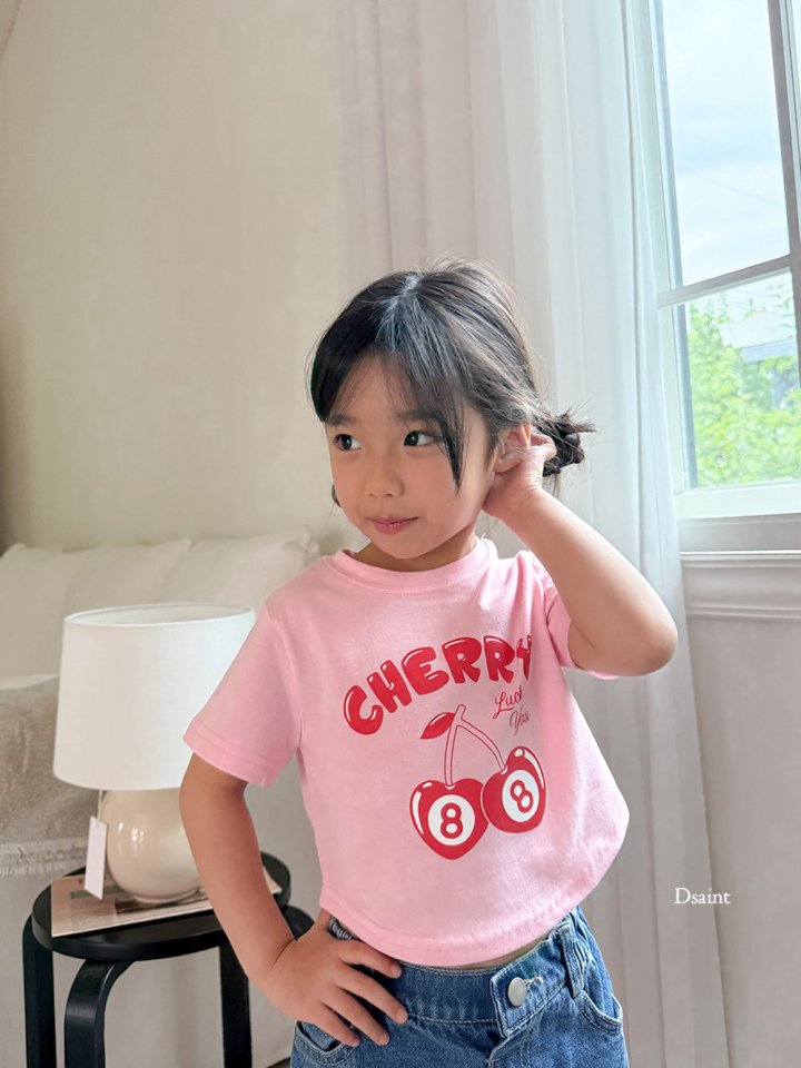 Dsaint - Korean Children Fashion - #littlefashionista - 88 Cherry Tee - 11