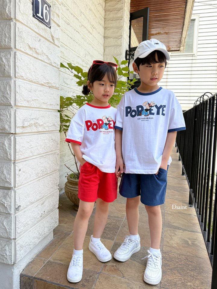 Dsaint - Korean Children Fashion - #littlefashionista - Popeye Ribbed Set - 10