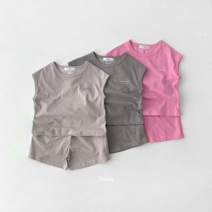 Dsaint - Korean Children Fashion - #littlefashionista - Comma Pig Sleeveless Set