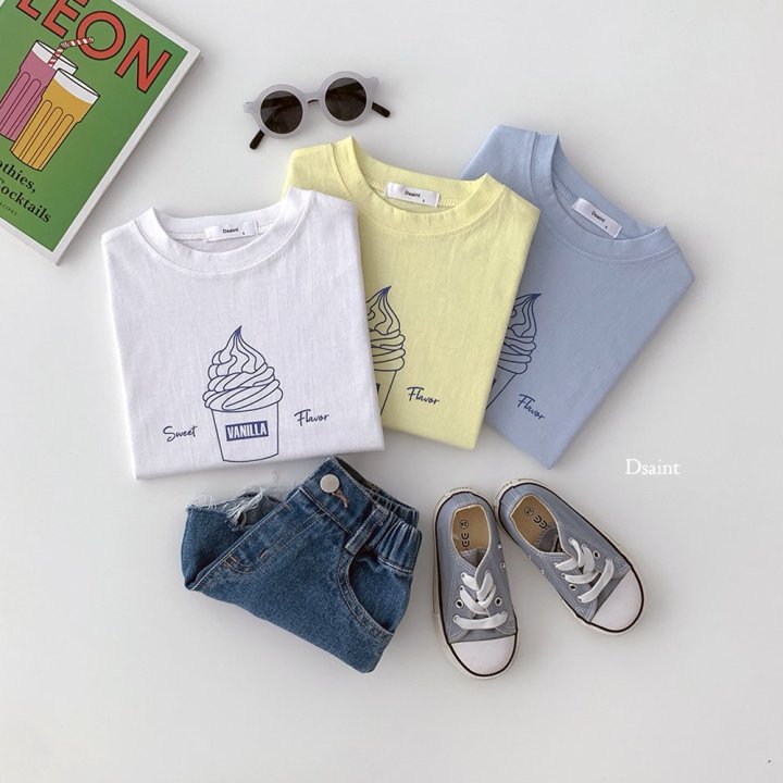 Dsaint - Korean Children Fashion - #magicofchildhood - Soft Milk Tee - 5