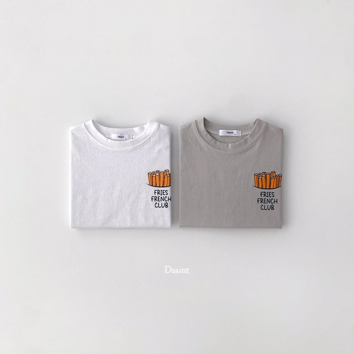 Dsaint - Korean Children Fashion - #magicofchildhood - French Fries Tee - 3