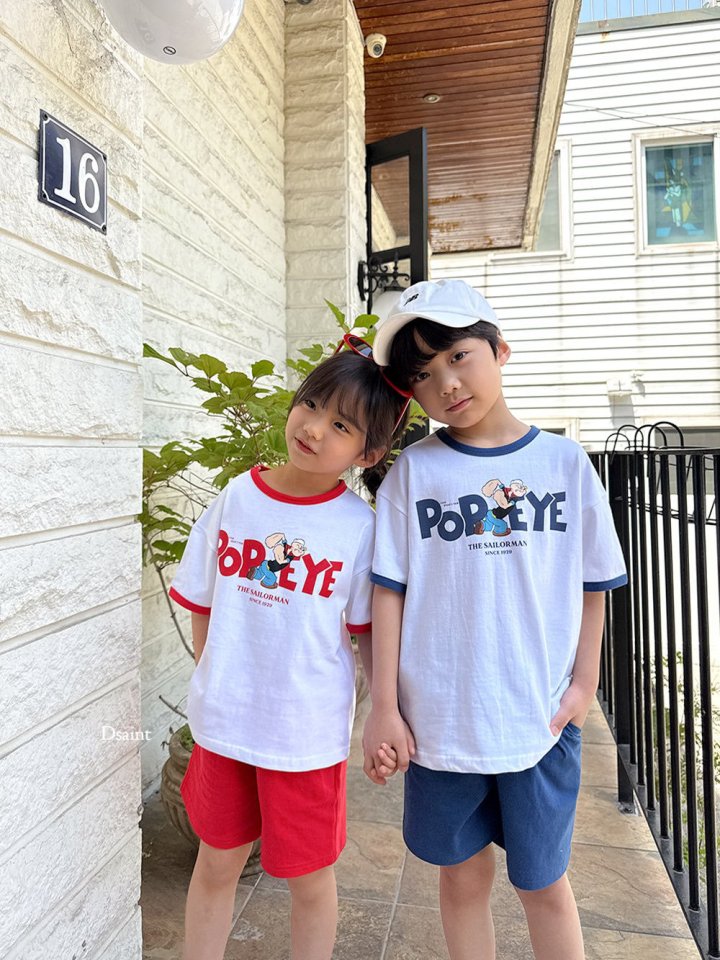 Dsaint - Korean Children Fashion - #magicofchildhood - Popeye Ribbed Set - 11