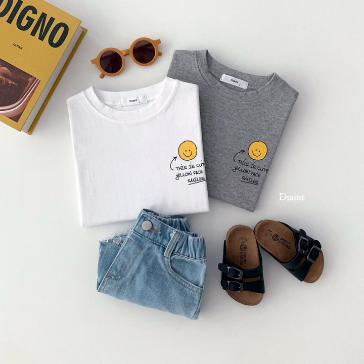 Dsaint - Korean Children Fashion - #magicofchildhood - Arrow Smile Tee - 6