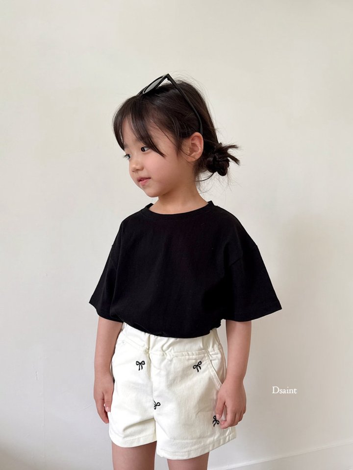 Dsaint - Korean Children Fashion - #magicofchildhood - Pretty Ribbon Jean Pants - 10