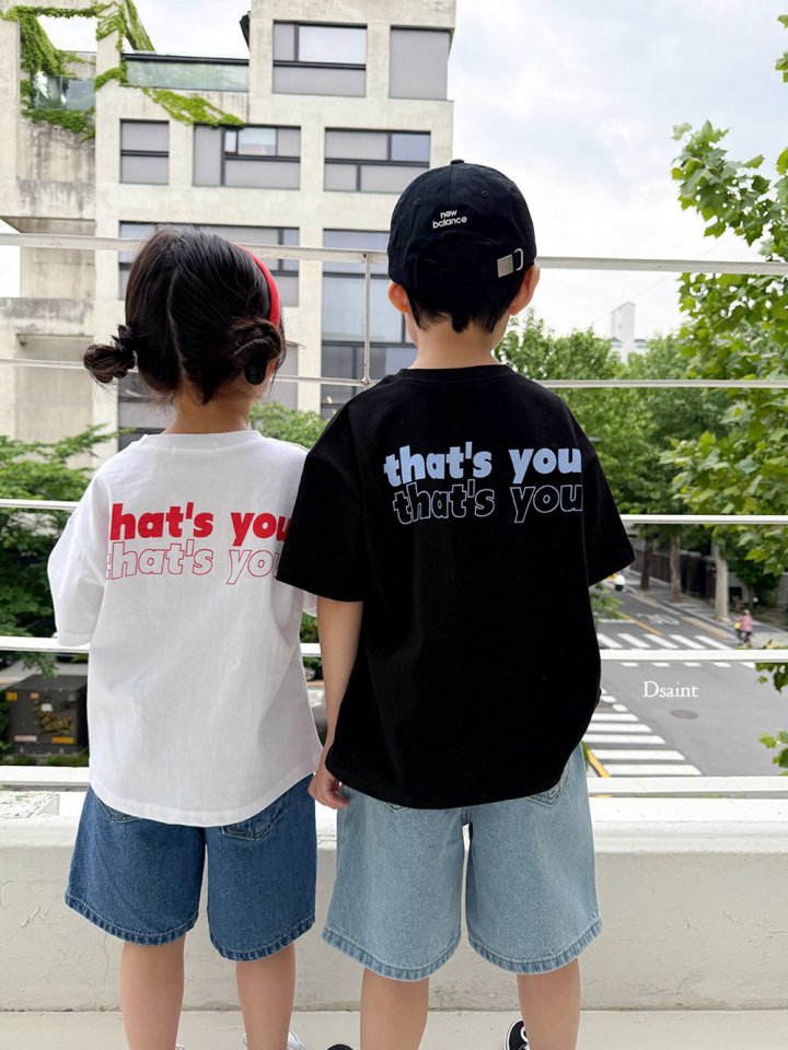Dsaint - Korean Children Fashion - #minifashionista - Thanks You Short Sleeve Tee - 12