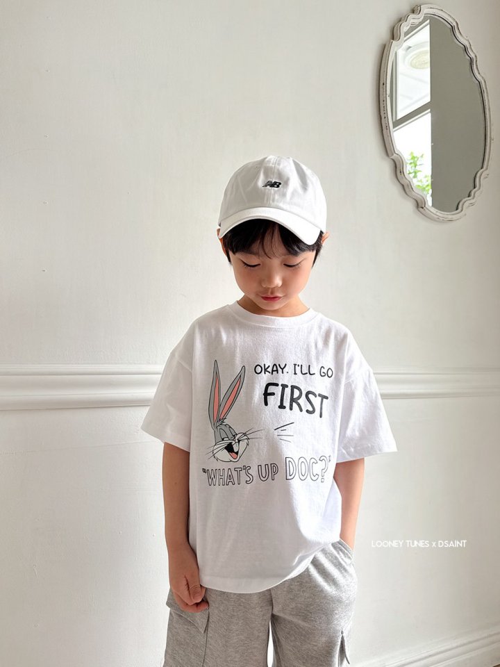 Dsaint - Korean Children Fashion - #minifashionista - What's Up Bunny Tee - 10
