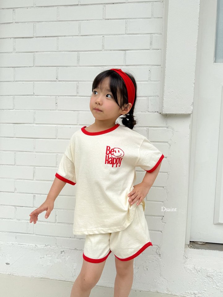 Dsaint - Korean Children Fashion - #prettylittlegirls - Be Happy Ribbed Set - 9