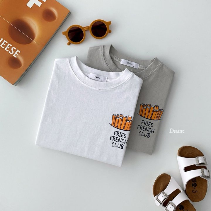 Dsaint - Korean Children Fashion - #prettylittlegirls - French Fries Tee - 5