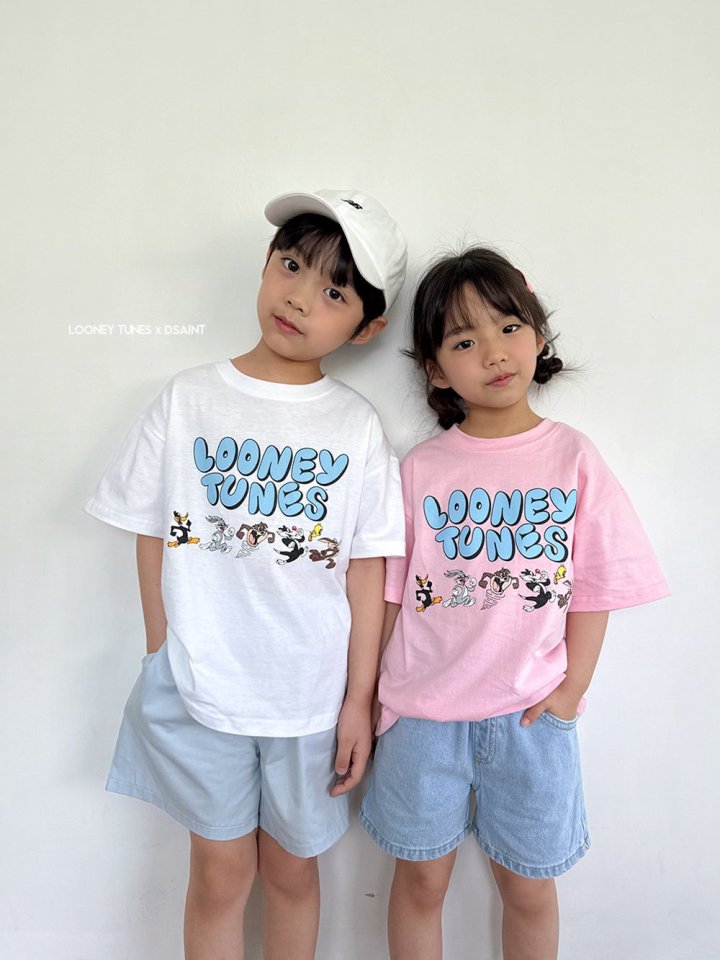 Dsaint - Korean Children Fashion - #prettylittlegirls - Looney Friends Tee
