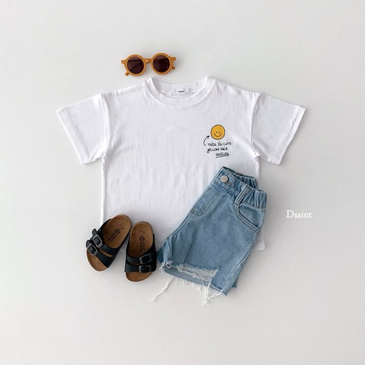 Dsaint - Korean Children Fashion - #prettylittlegirls - Arrow Smile Tee - 8