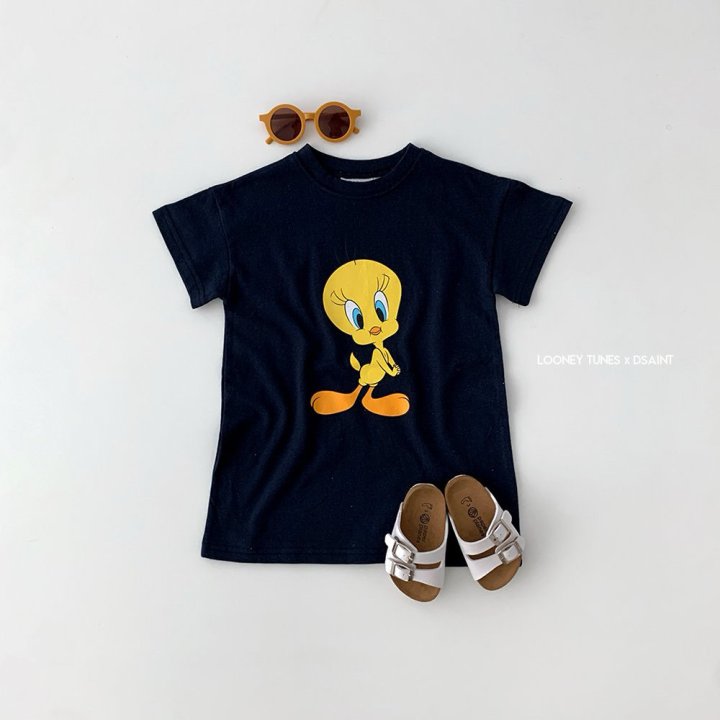 Dsaint - Korean Children Fashion - #prettylittlegirls - Tweety Drop One-piece - 7