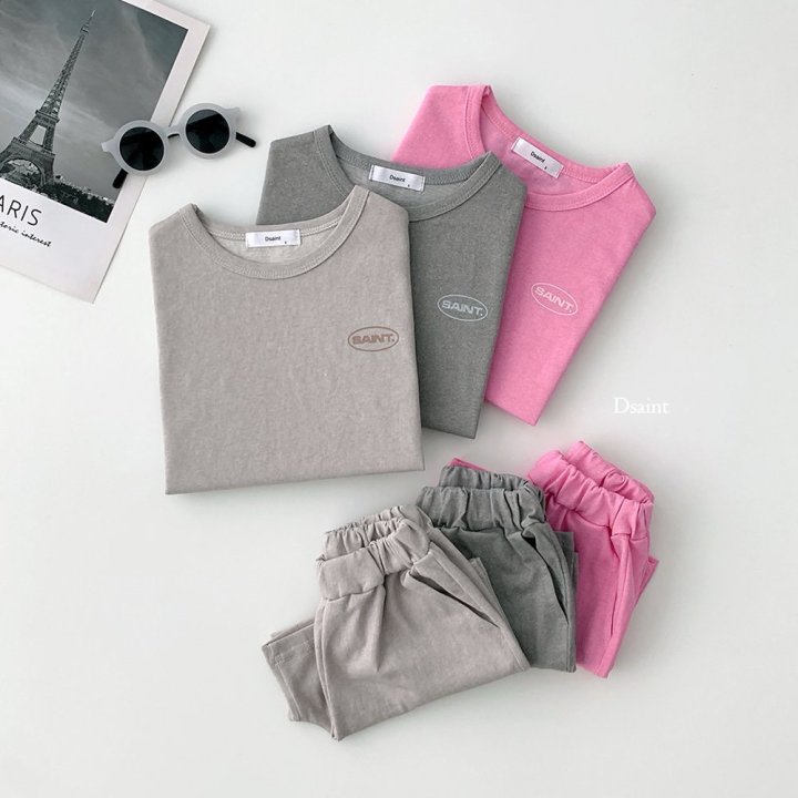 Dsaint - Korean Children Fashion - #minifashionista - Comma Pig Sleeveless Set - 4