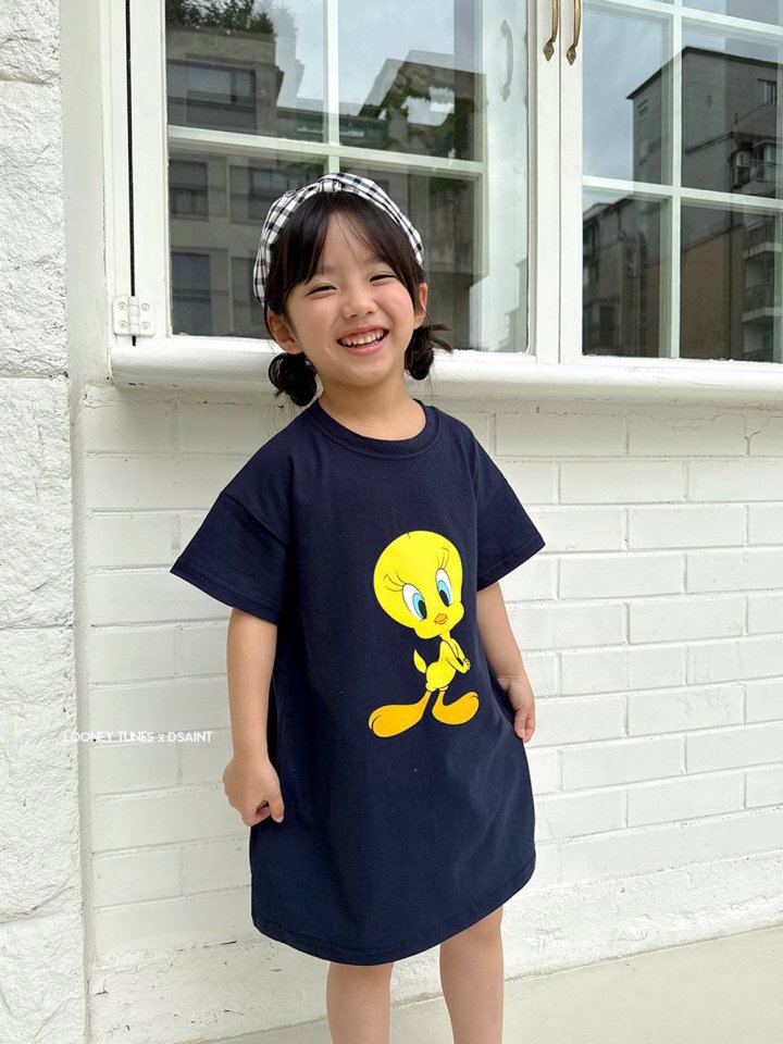 Dsaint - Korean Children Fashion - #stylishchildhood - Tweety Drop One-piece - 10