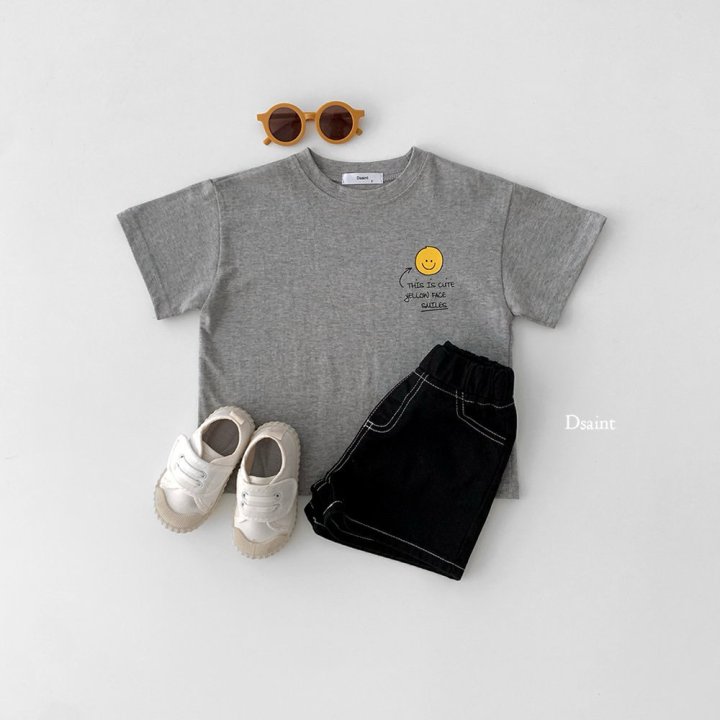 Dsaint - Korean Children Fashion - #todddlerfashion - Arrow Smile Tee - 9