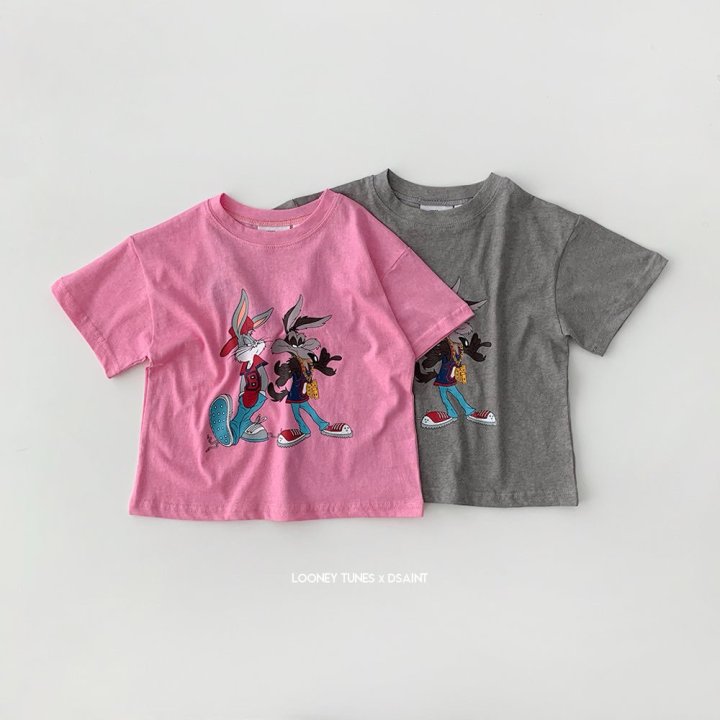 Dsaint - Korean Children Fashion - #todddlerfashion - Bunny Coyote Pig Tee - 7