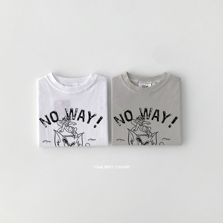 Dsaint - Korean Children Fashion - #todddlerfashion - No Way Tom Jerry Tee