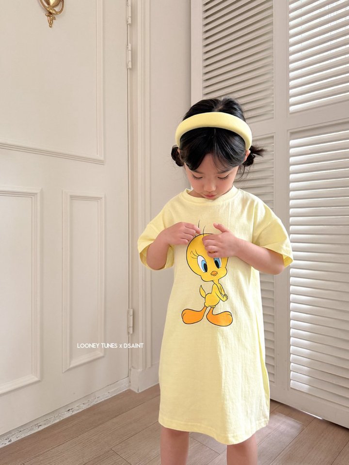 Dsaint - Korean Children Fashion - #toddlerclothing - Tweety Drop One-piece - 9