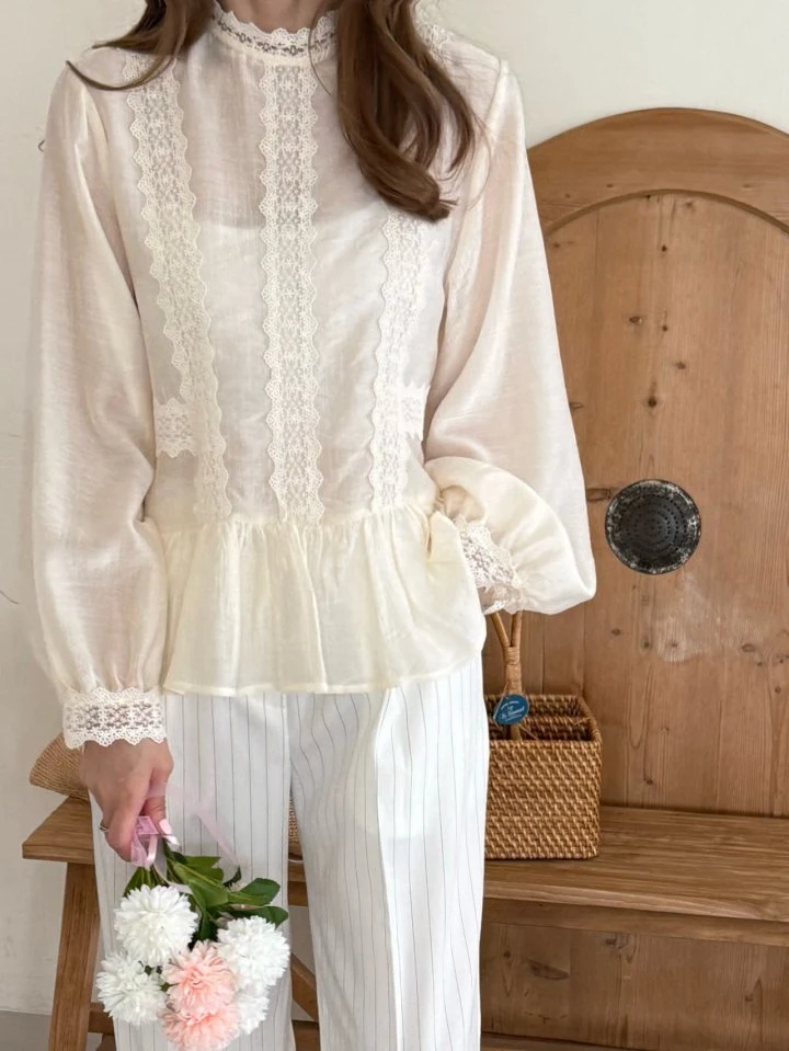 Elmu - Korean Women Fashion - #momslook - Atelier Blouse - 9
