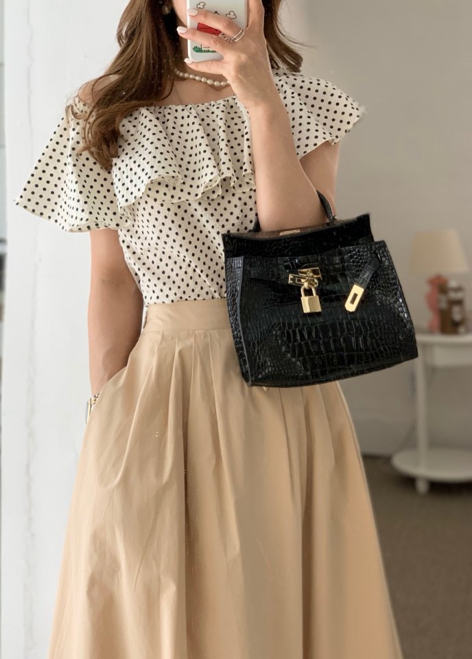 Elmu - Korean Women Fashion - #momslook - Brooke Off-Shoulder Blouse - 10