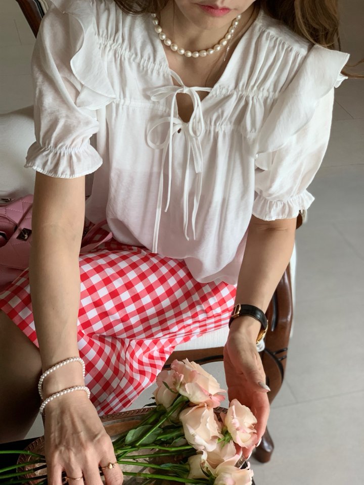 Elmu - Korean Women Fashion - #momslook - Claire Blouse - 2