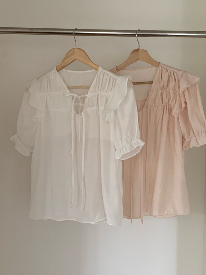 Elmu - Korean Women Fashion - #momslook - Claire Blouse - 8