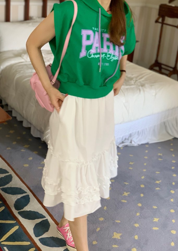 Elmu - Korean Women Fashion - #womensfashion - Anna Frill Skirt - 4