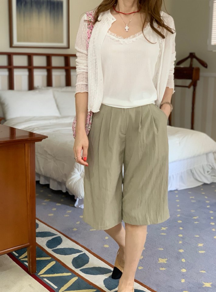 Elmu - Korean Women Fashion - #womensfashion - Shine Lace Sleeveless - 4