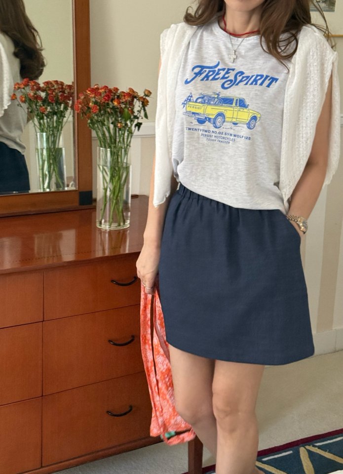 Elmu - Korean Women Fashion - #momslook - Capri Sleeveless - 7