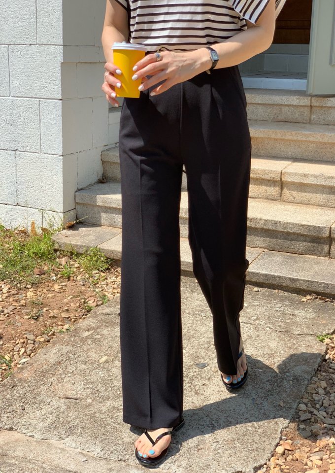 Elmu - Korean Women Fashion - #pursuepretty - Diesel Pintuck Pants
