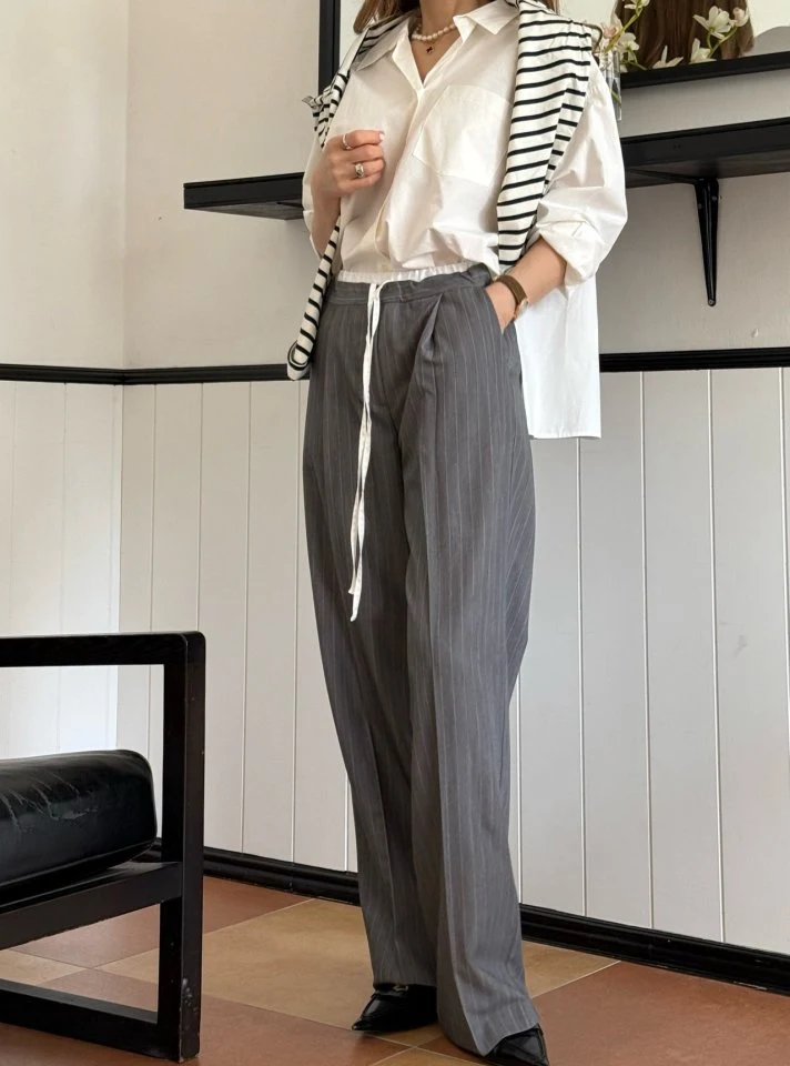 Elmu - Korean Women Fashion - #restrostyle - Mecca Color Pants - 5