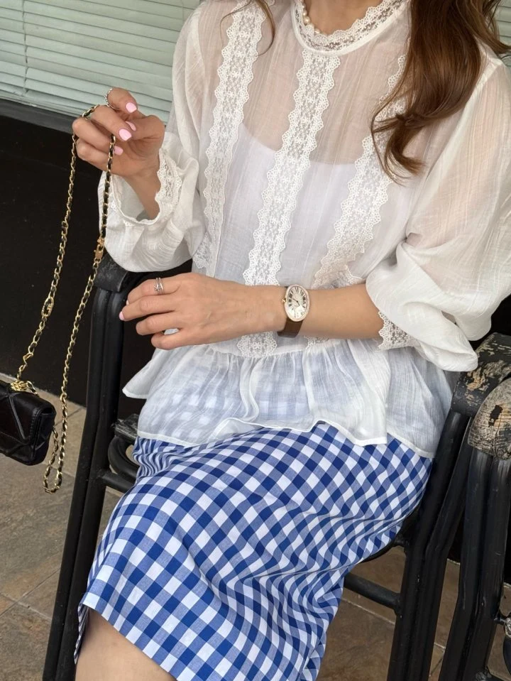 Elmu - Korean Women Fashion - #shopsmall - Atelier Blouse - 6