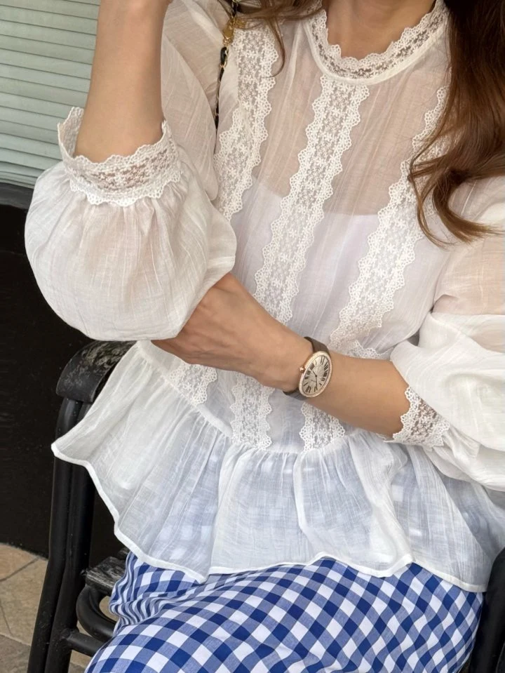 Elmu - Korean Women Fashion - #thatsdarling - Atelier Blouse - 7