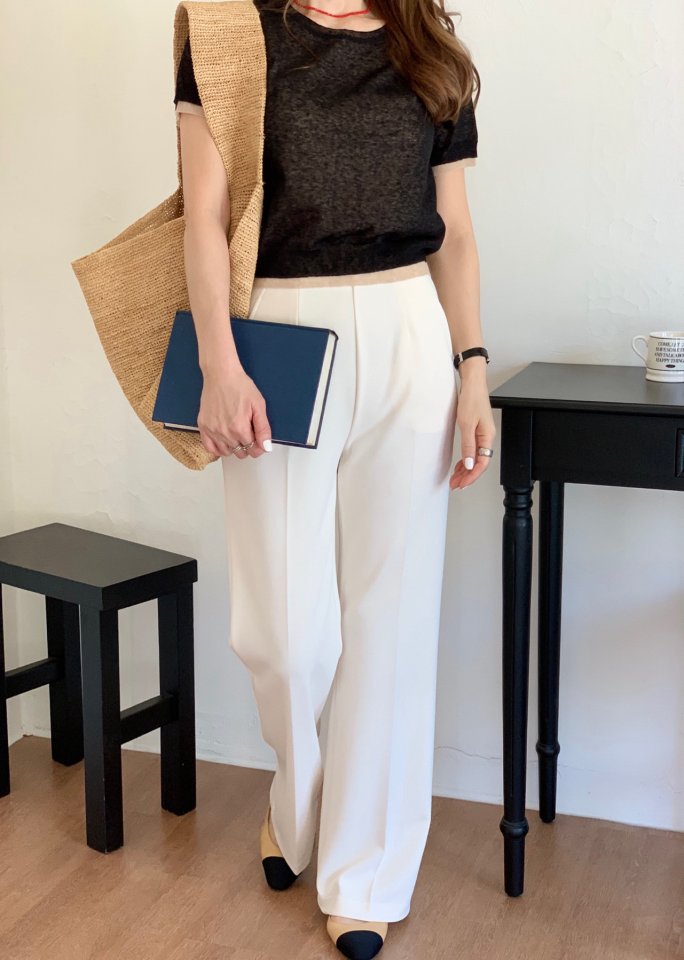 Elmu - Korean Women Fashion - #thatsdarling - Diesel Pintuck Pants - 5