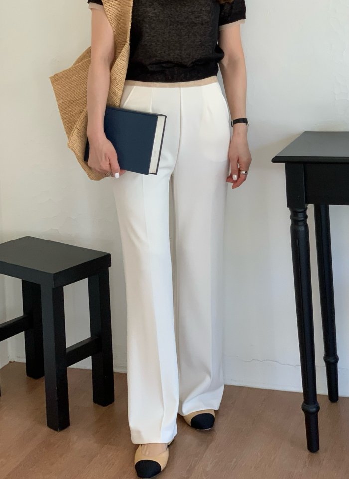 Elmu - Korean Women Fashion - #thelittlethings - Diesel Pintuck Pants - 6