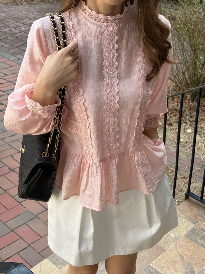 Elmu - Korean Women Fashion - #vintagekidsstyle - Atelier Blouse - 2