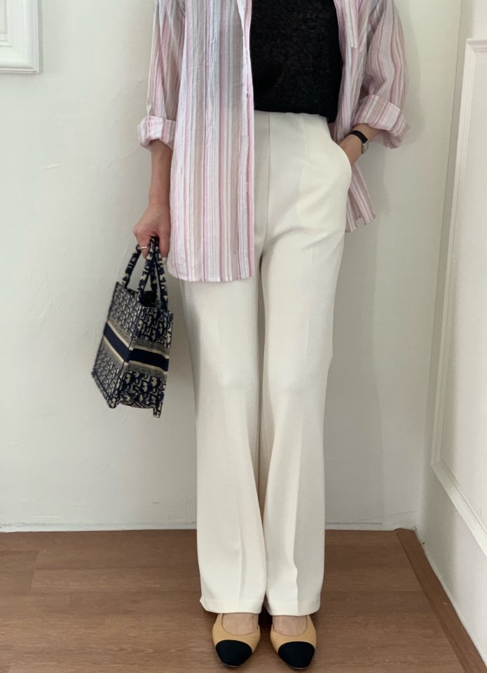 Elmu - Korean Women Fashion - #womensfashion - Diesel Pintuck Pants - 8