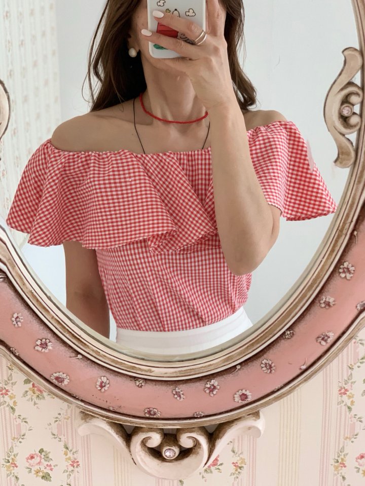 Elmu - Korean Women Fashion - #womensfashion - Brooke Off-Shoulder Blouse