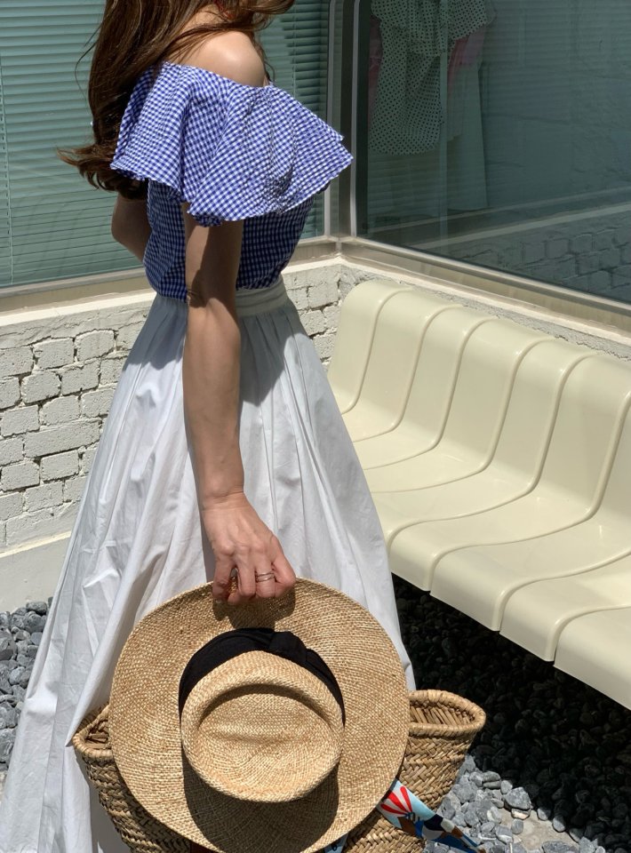 Elmu - Korean Women Fashion - #womensfashion - Brooke Off-Shoulder Blouse - 7