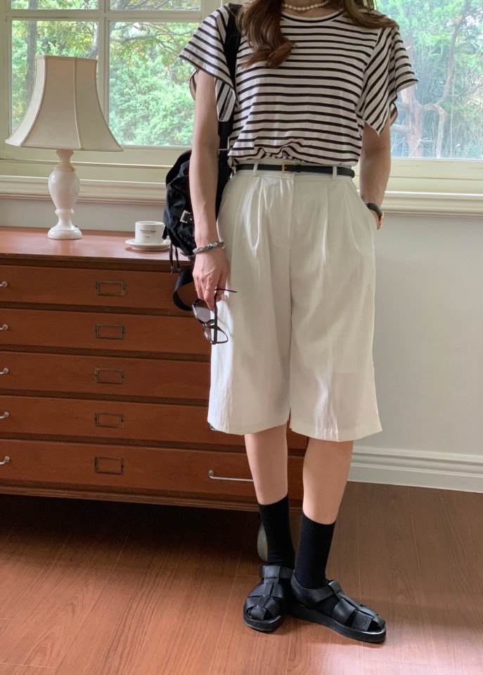 Elmu - Korean Women Fashion - #womensfashion - Low Shorts - 2