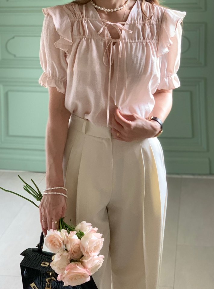 Elmu - Korean Women Fashion - #womensfashion - Claire Blouse - 5