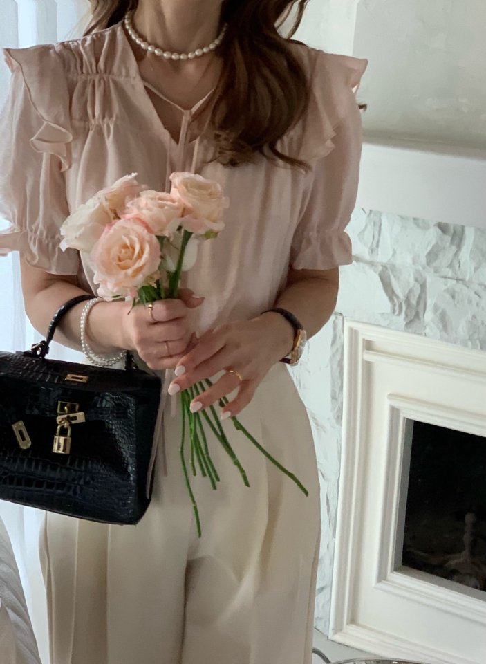 Elmu - Korean Women Fashion - #womensfashion - Claire Blouse - 7